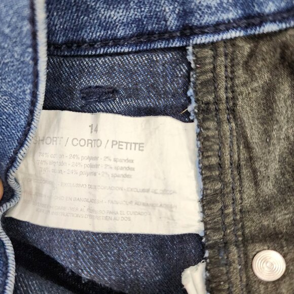 Gloria Vanderbilt Amanda Womens 14 Short 35x27 Straight Leg Blue Jeans High Rise - Picture 10 of 15